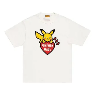 Human Made x Pokemon Made Pikachu Graphic T-Shirt White XX30TE012-WHIT