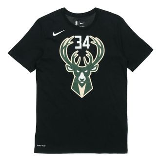 Nike Milwaukee Bucks Giannis Antetokounmpo T-Shirt Black 870789-010