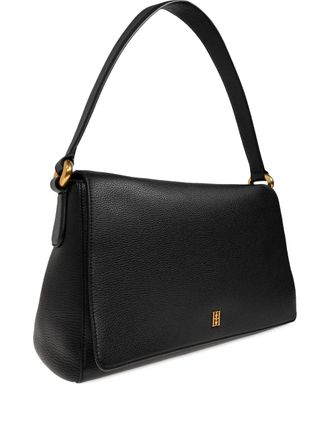 By Malene Birger Lelou leather shoulder bag - Zwart