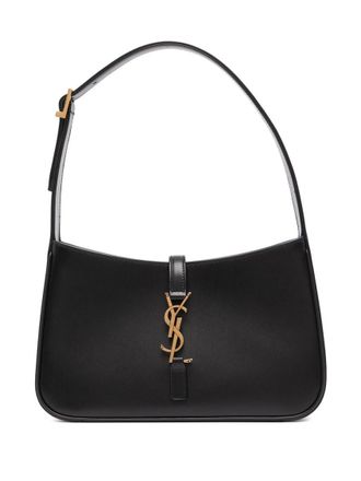 Saint Laurent Black Le 5 7 Leather Shoulder Bag