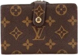 Louis Vuitton Pre-owned Wallets, female, Brown, Size: ONE SIZE Pre-owned Canvas Wallet