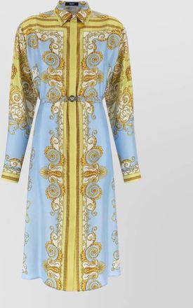 Versace silk midi dress