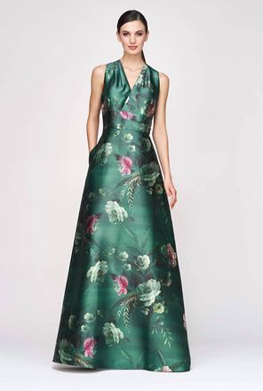 Kay Unger Rosalind Gown In Light Emerald