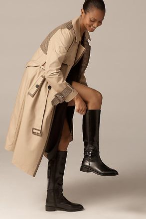 Maeve Buckle-Strap Riding Boots