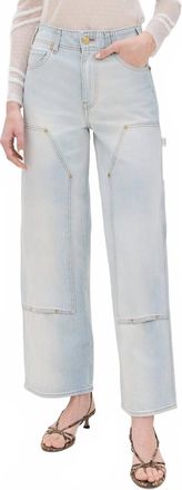 Ulla Johnson Olympia Wide Leg Jeans In Cielo