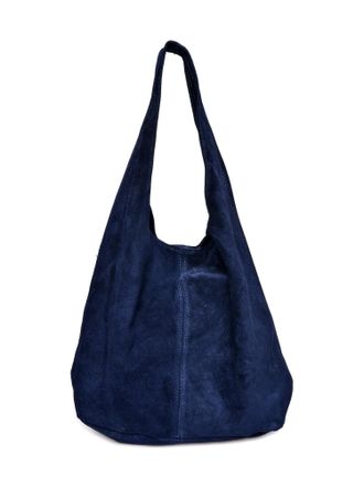 Anna Luchini Blauw Rundleer Tas