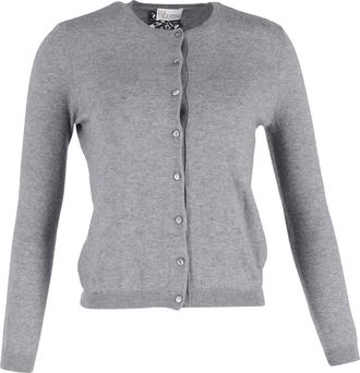 Valentino RED Valentino vest met knoopsluiting in grijze wol