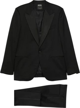 Ermenegildo Zegna 2-delig pak - Heren - Business pakken - Zwart - 2XL - Kostuums