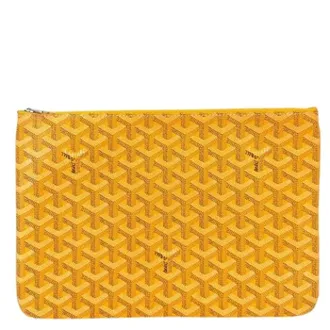 Goyard unisex, Pre-owned, Geel, Maat: ONE Size Leer