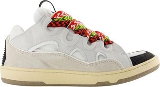 Lanvin Curb Sneakers - Heren - Sneakers - Wit - 41 EU - Polyester - Schoenen
