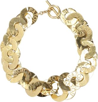 Patou Bracciale a Catena Monogram - - Accessories - Donna - Giallo - ONE SIZE