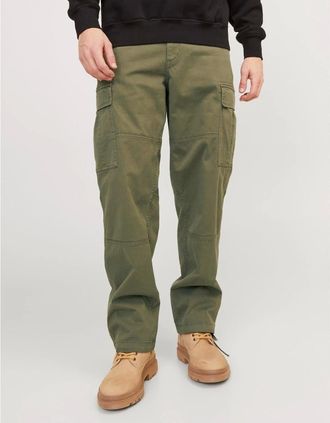 Jack & Jones Jack & Jones Mens Harlow Cargo Trouser - Green - Size: 30W l