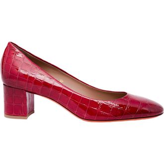 Santoni Womens low-heel pump in Red at Nordstrom, Size 7.5