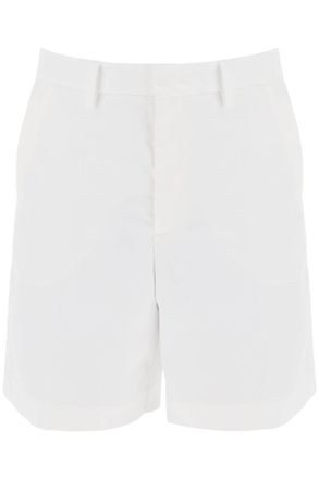 Valentino Garavani Mens White Wool Blend Bermuda Shorts - Size EU 48 (Mens)