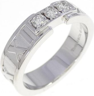 Tiffany & Co. White Gold Band Ring (Pre-Owned)