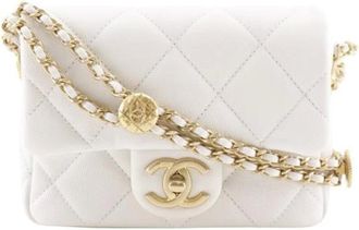 Chanel Borsa a tracolla in pelle Pre-owned - - Pre-owned - Donna - Bianco - ONE SIZE