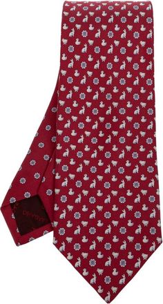 Ferragamo Heren, Accessoires, Rood, Maat: ONE Size Zijde