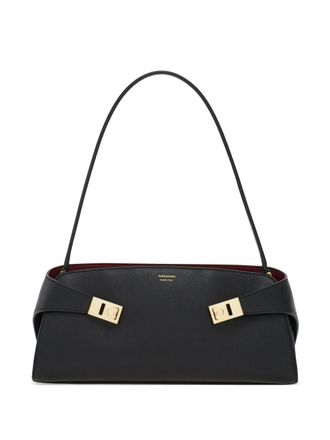 Ferragamo Hug Sh Ew Calf Leather Handbag