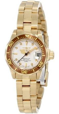 Invicta Pro Diver White Dial Rose Gold-Tone Stainless Steel Ladies Watch 11444