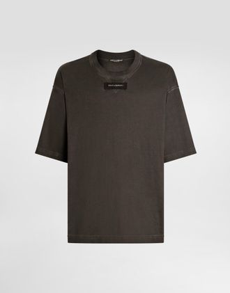 Dolce & Gabbana Cotton T-shirt - Man T-shirts And Polos Black 44