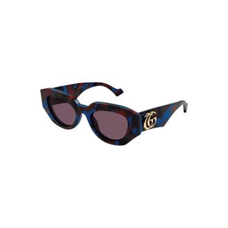 Gucci Sunglasses, female, Multicolor, 51 MM, Geometric Cat-eye Sunglasses