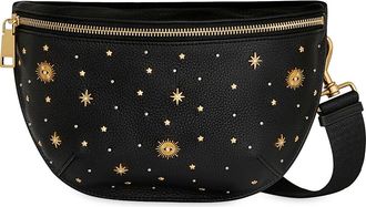 Rebecca Minkoff Darren Evil Eye Studded Leather Sling Bag in Black at Nordstrom