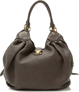 Louis Vuitton Mahina Leather L Hobo (Authentic Pre-Loved)