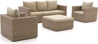 Intenso Furniture Intenso Carpino stoel-bank loungeset 4-delig