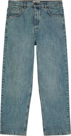 Wax London Felix Loose Straight-leg Jeans - Mid Blu - 36 (W36 / XL)