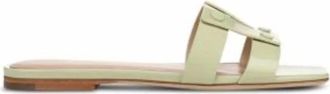 Veronica Beard Womens Via Slide Sandal In Pistachio