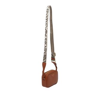 Emporio Armani Tassen, Dames, Bruin, ONE Size, Leer, Kleine Schoudertas