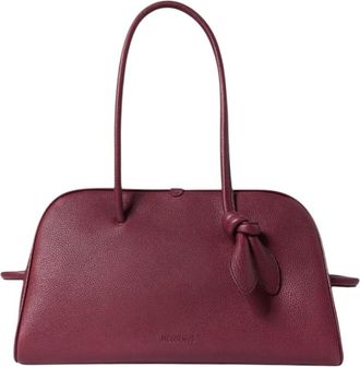 Jacquemus Burgundy The Turismo Large Shoulder Bag