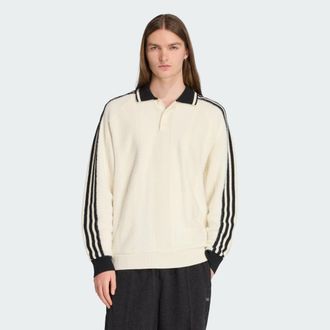 adidas Originals ADIDAS Originals Mens Premium Knitted Jersey - Cream Merino Wool - Size X-Small