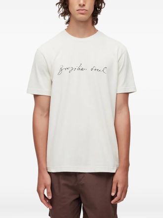 Osklen Brazilian Soul Caiçara-script T-shirt - Neutrals