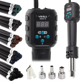OEM Soldador De Aire Caliente Yihua 8858-iv + Pistola De Calor + 5 Prensatelas