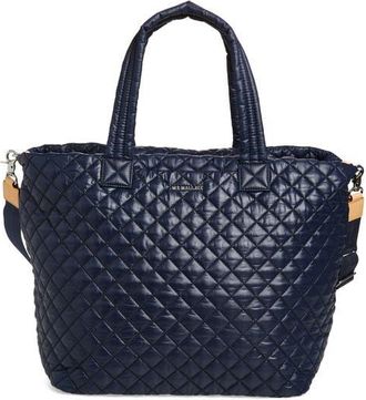 MZ Wallace Large Metro Deluxe Quilted Nylon Tote in Dawn at Nordstrom