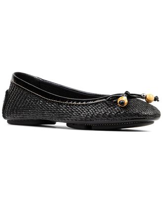 Donald J Pliner Rosita Raffia Ballerina