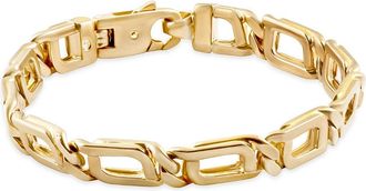 Pompeii3 Mens Link 14k Gold (38gram) or Platinum (61gram) 8.5mm Bracelet 8
