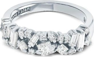 Suzanne Kalan Anello in oro bianco 18 carati con diamanti - Argento