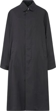 Maison Margiela peached-cotton trench coat - women - Polyester/Polyamide - 36 - Black
