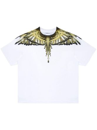 Marcelo Burlon T-shirt Grizzly Wings - Bianco