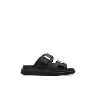 サンダル Alexander McQueen Slippers and Clogs Men Rubber Black/White Alexander McQueen Slippers and Clogs Men Rubber Black/White