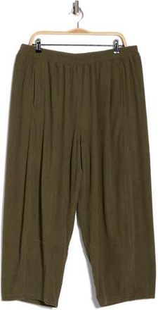 Max Studio Corduroy Knit Crop Barrel Leg Pants in Sage at Nordstrom Rack, Size 1 X