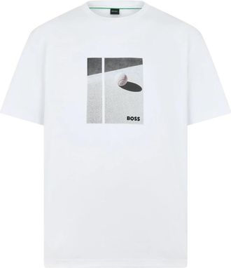 HUGO BOSS Join Relaxed GRX T-shirt - Heren - T-shirts - Wit - XL - Katoen - Tops