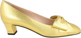 Valentino Bowow Leather Pumps