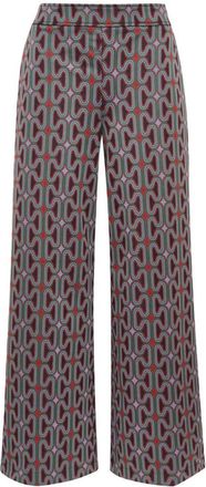 Maliparmi Pantal&oacute;n con Cadena &Oacute;ptica - Trousers - Mujer - Multicolor - 2XL