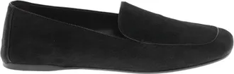 Khaite Black Suede Loafers