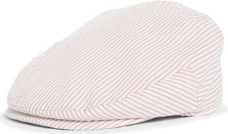 Brooks Brothers Ivy Stripe Seersucker Newsboy Cap in Camel at Nordstrom Rack, Size Large/x-Large