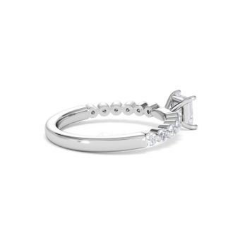 The Diamond Store Solstice Princess Cut 0.80ct Lab Diamond Engagement Ring F/VS in 9k White Gold