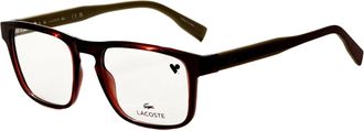 Lacoste Mens 54 mm Red Opticals